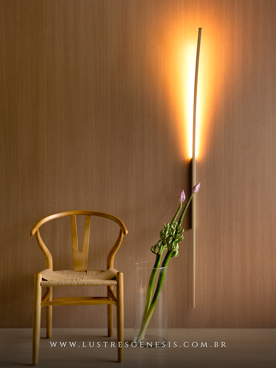 Arandela Grace Bella Italia Design Orgânico e Minimalista